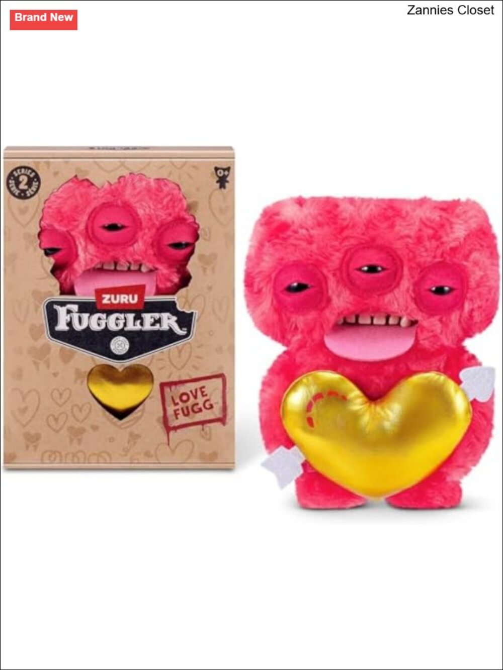 Fuggler Love Fuggs Plush Figure Toy Collectible